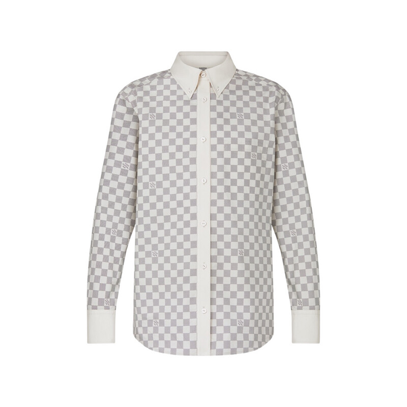 Louis Vuitton  CAMISA AZUL DAMIER