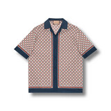 Gucci Camisa Geométrica G Bowling multicolorida