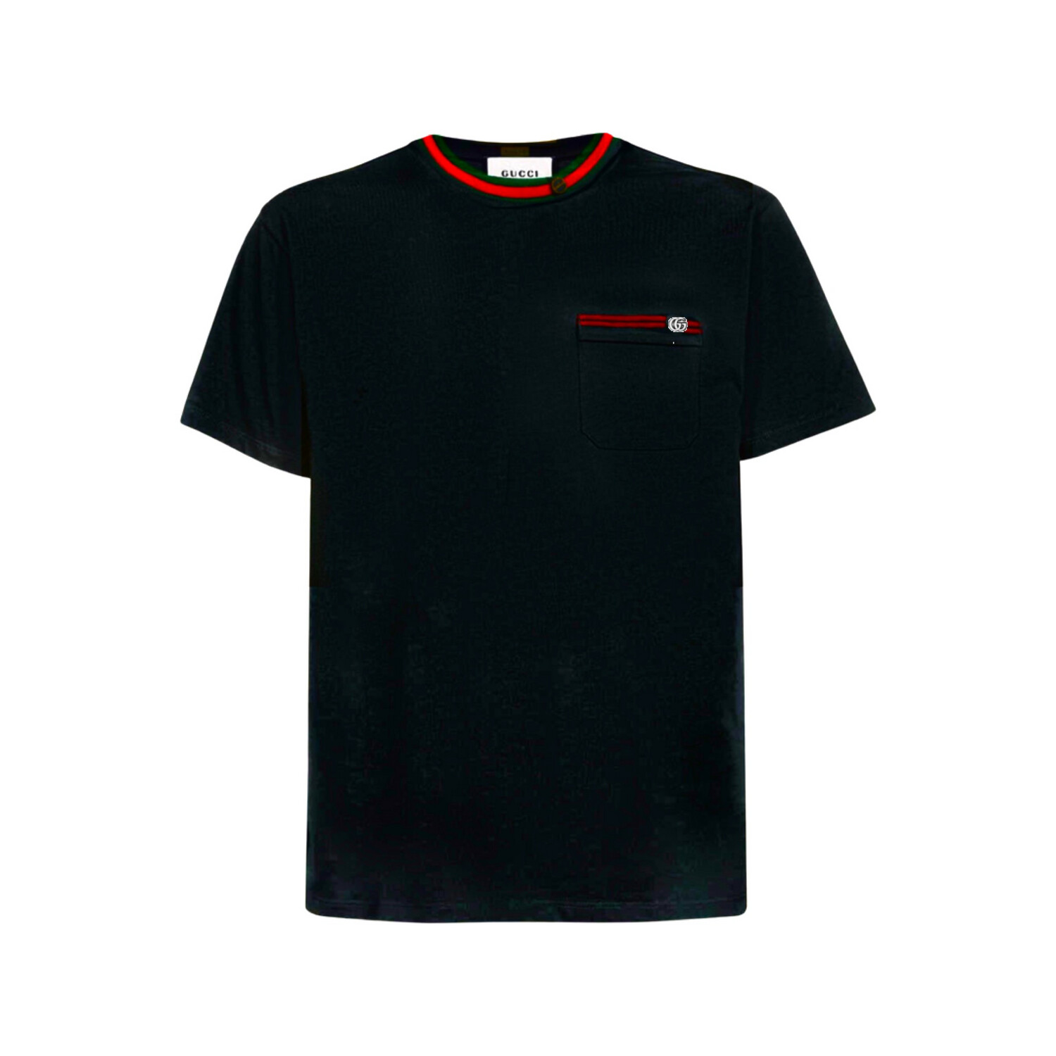 Gucci Cotton T-shirt with embroidery Black