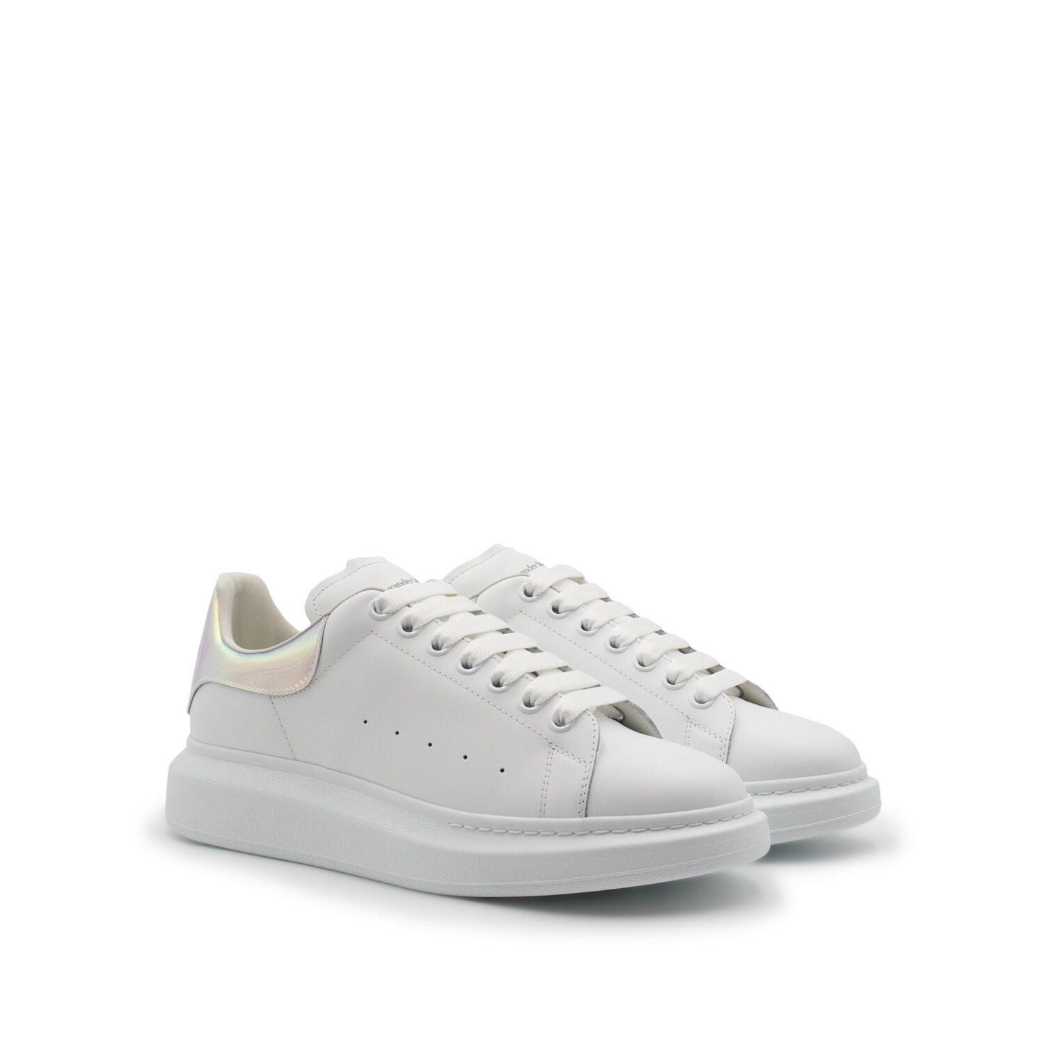 ALEXANDER McQUEEN Sneaker in White/Shock Pink