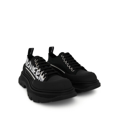 ALEXANDER McQUEEN
Tread Slick Lace Up Sneaker in Black/White