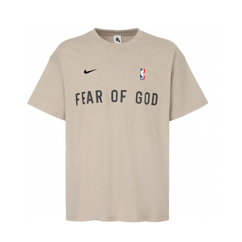 Fear Of God X Nike Warm Up T-shirt Brown