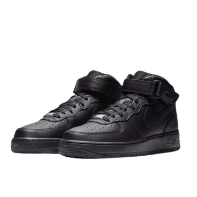 Nike Air Force 1 Mid '07 Black Wmns Nike Air Force 1 Mid '07 Black Wmns