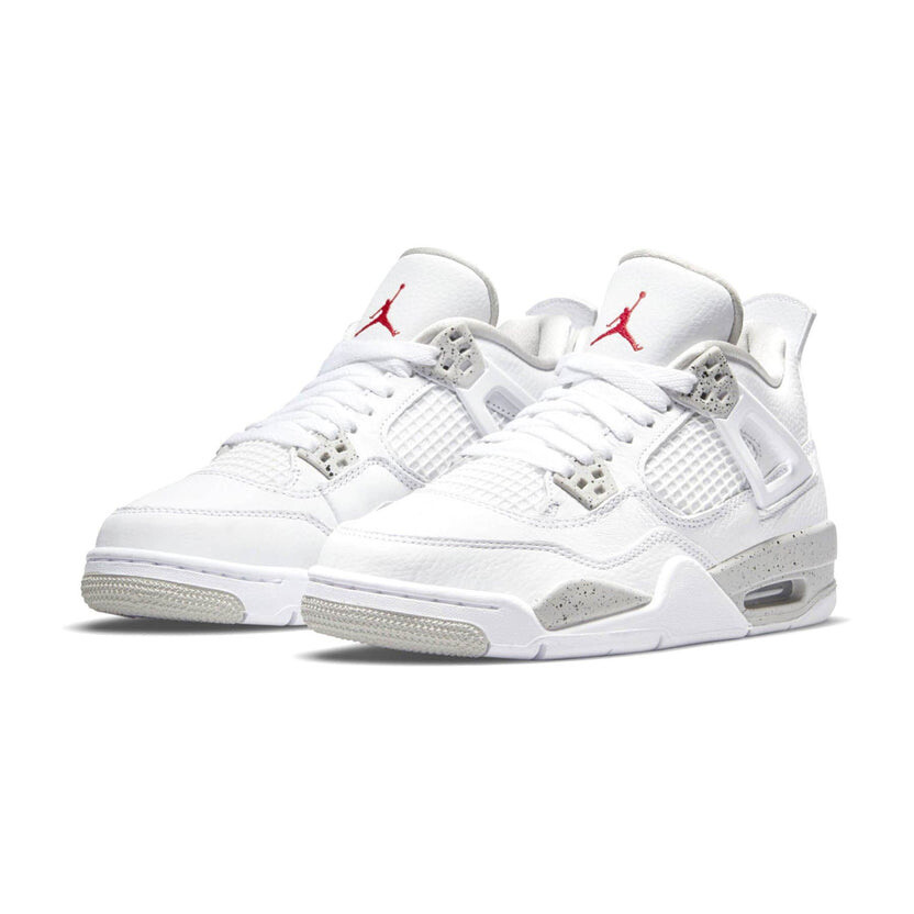 Air Jordan 4 Retro GS &#39;White Oreo&#39;
