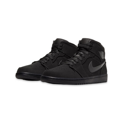 Air Jordan 1 Mid ‘Triple Black’ WMNS