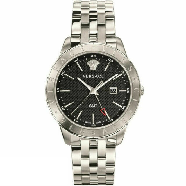 Versace Quartz Swiss Stainless Steel 43mm Watch