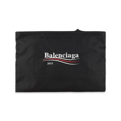 BALENCIAGA
wave logo clutch bag
