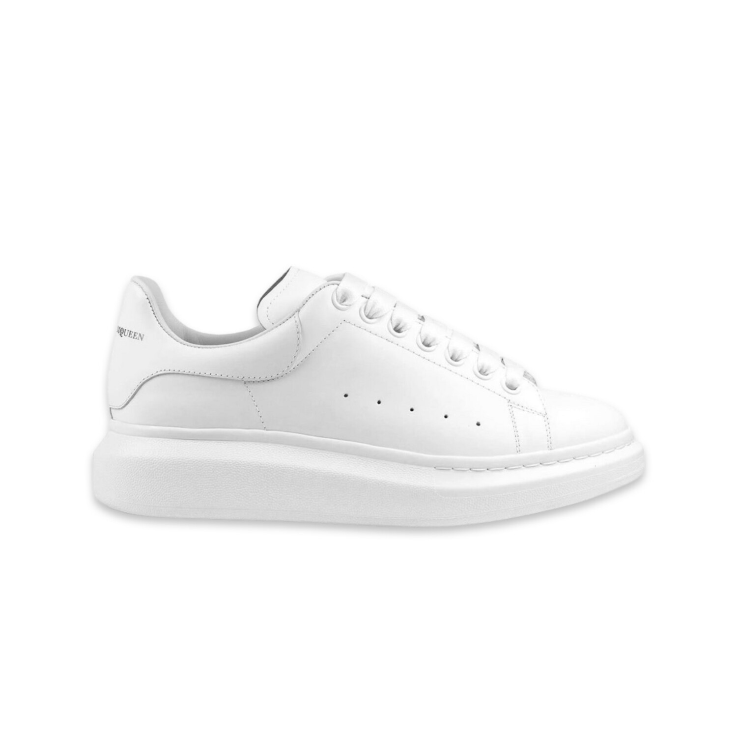 ALEXANDER MCQUEEN RAISED SOLE WHITE SNEAKER