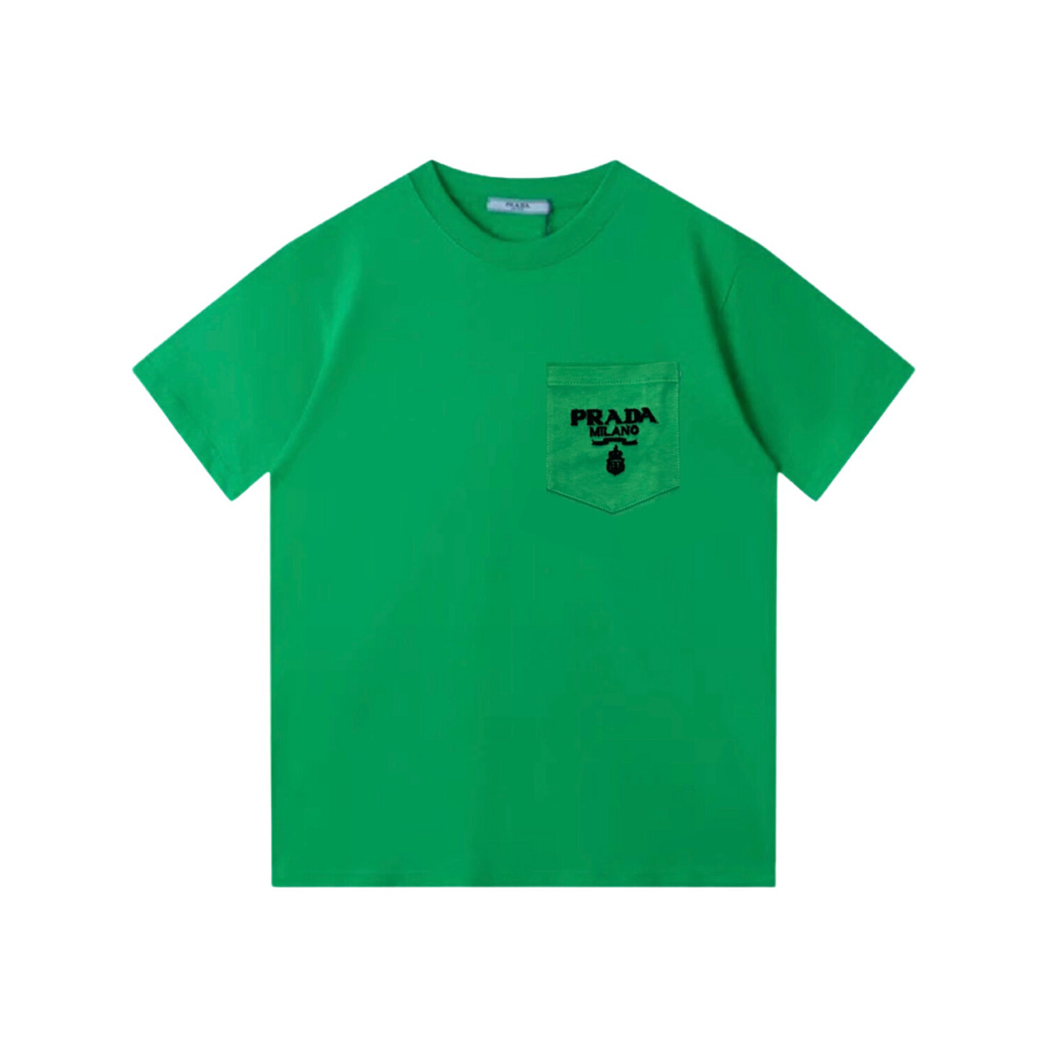 Prada  Round Neck T-Shirt Green 