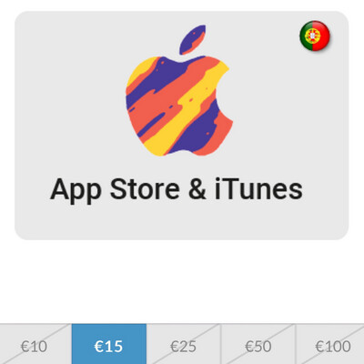 Apple iTunes gift cards Portugal 
