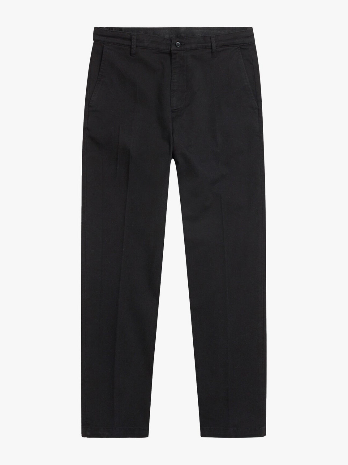 ERMENEGILDO ZEGNA PANTS WITH FRONT PLEATS Black