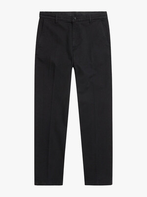 ERMENEGILDO ZEGNA PANTS WITH FRONT PLEATS Black