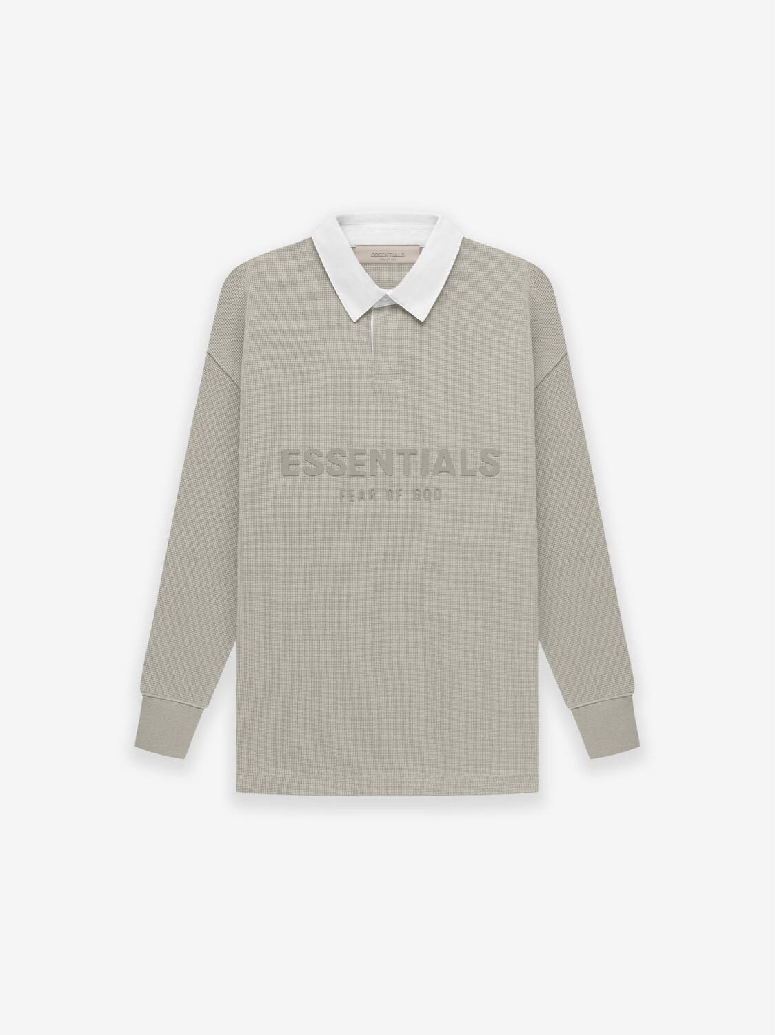 FOG ESSENTIALS Logo-Appliquéd Waffle-Blend Polo Shirt Seal