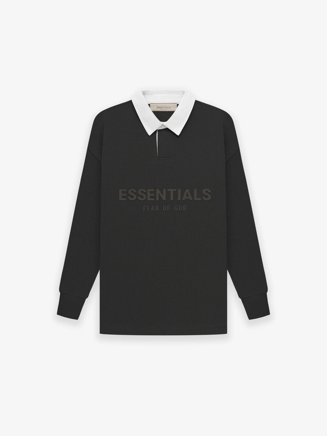 FOG ESSENTIALS Knit Cotton-Blend Polo Shirt Dark green