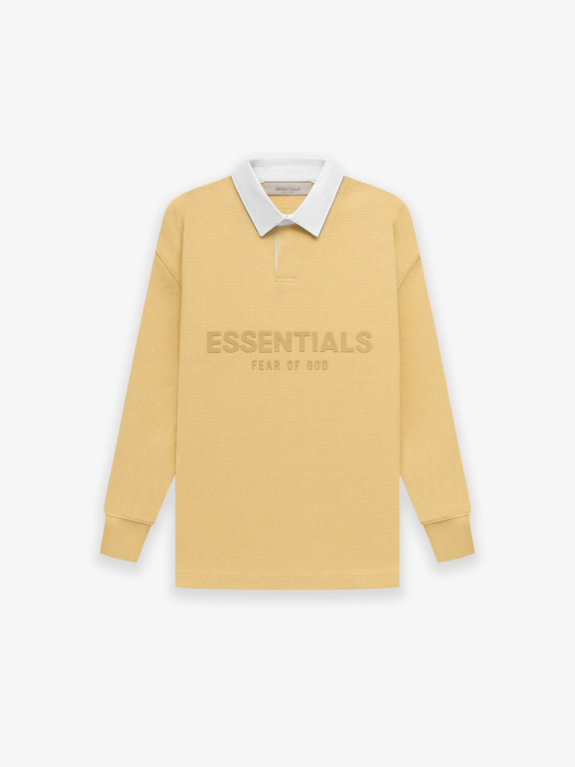 FOG ESSENTIALS knit Blend Polo Shirt Light Tuscan