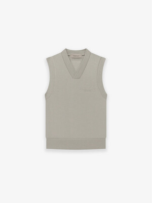 FEAR OF GOD ESSENTIALS PULLOVER V-NECK VEST SEAL