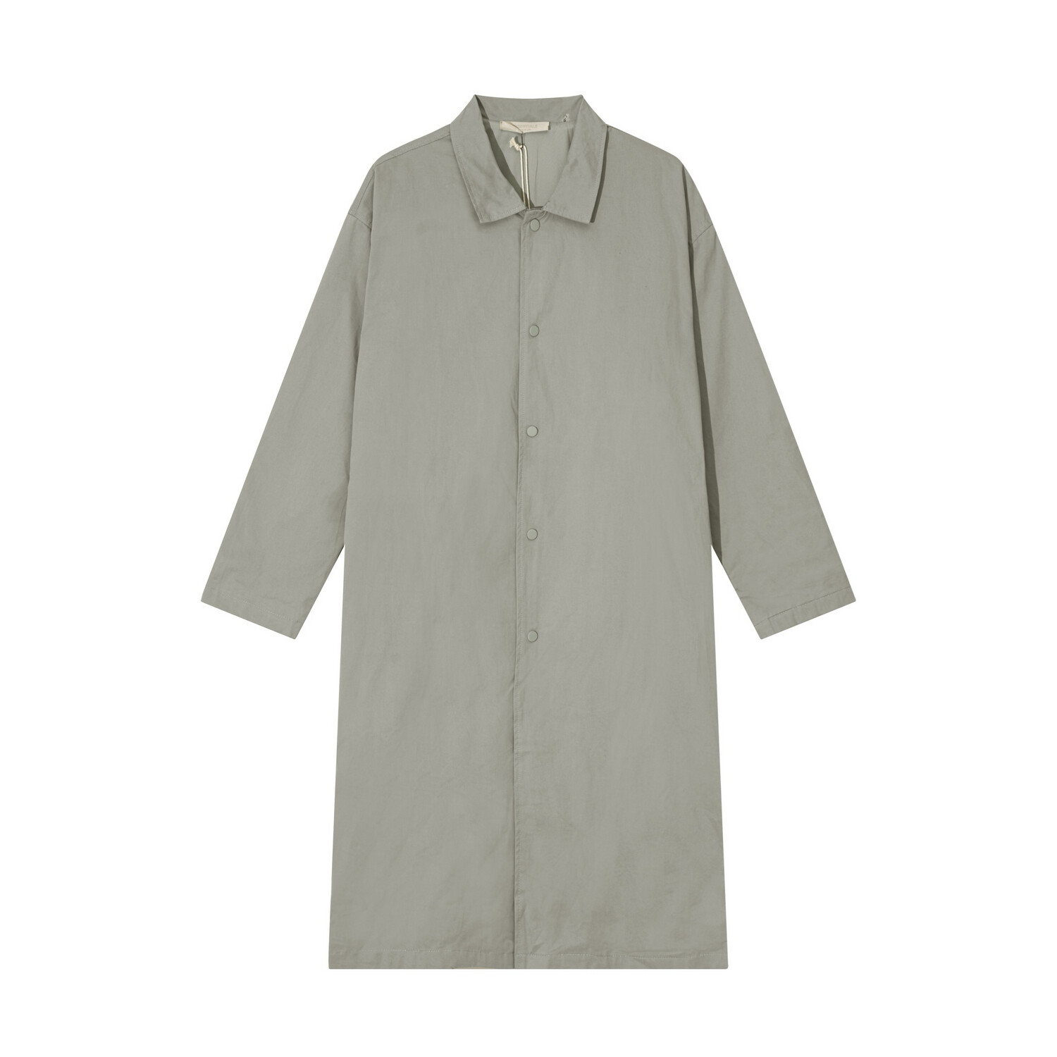 FOG ESSENTIALS Casaco longo de sarja tecida em Seal