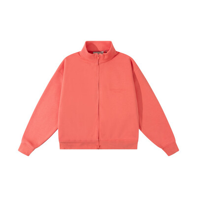 Fear of God Essentials Full Zip Jacket Coral
