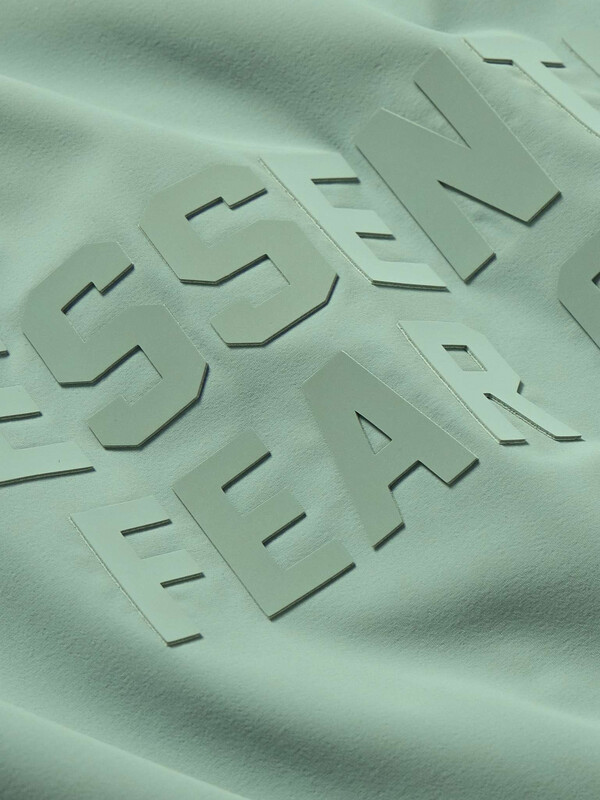 FOG ESSENTIALS Logo-Appliquéd Stretch-Nylon Shirt Green 