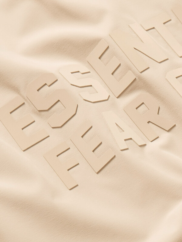 FOG ESSENTIALS Logo-Appliquéd Stretch-Nylon Shirt Beige