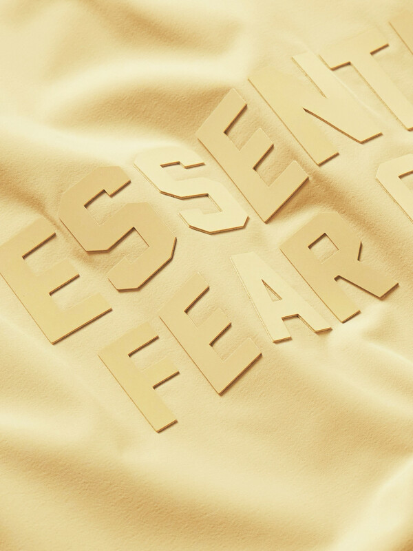 FOG ESSENTIALS Logo-Appliquéd Stretch-Nylon Shirt yellow 