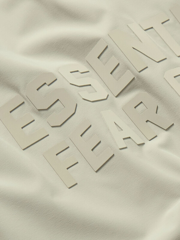FOG ESSENTIALS Logo-Appliquéd Stretch-Nylon Shirt Gray