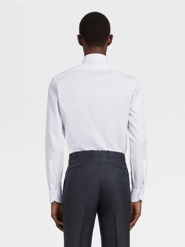 Zegna XXX Camisa Em Algodão Branco