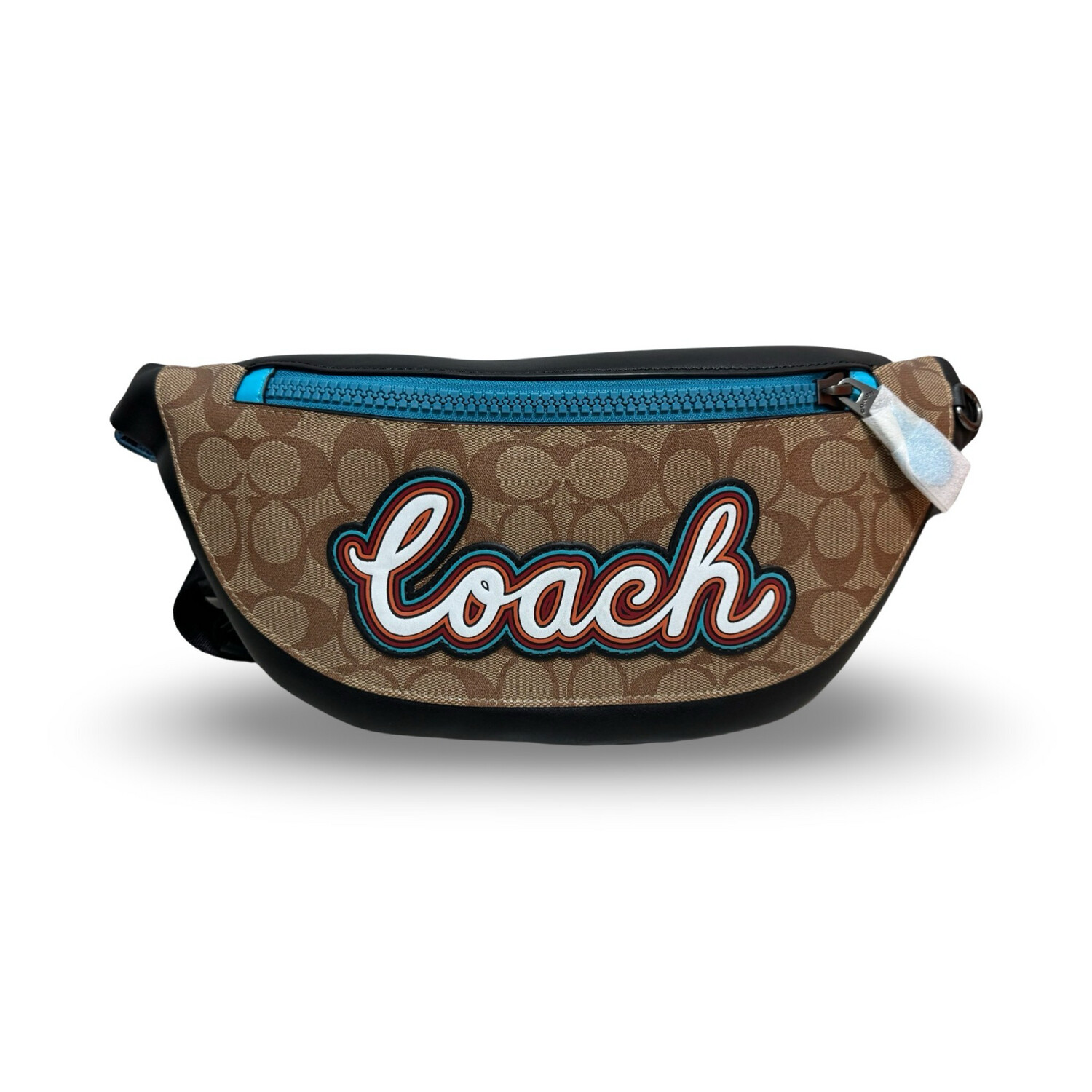COACH WARREN BELT BAG IN SIGNATURE CANVAS WITH COACH SCRIPT