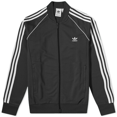 ADIDAS SUPERSTAR TRACK TOP Black &amp; White