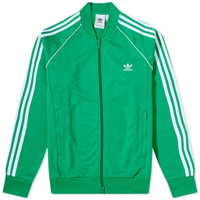 ADIDAS SUPERSTAR TRACK TOP GREEN