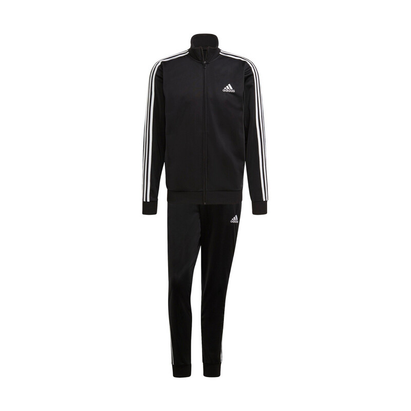 Adidas Primegreen Essentials 3-Stripes Track Suit black/white Adidas Primegreen Essentials 3-Stripes Track Suit black/white