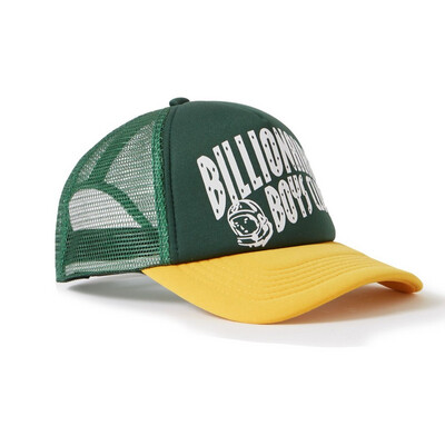 Billionaire Boys Club Arch Trucker Cap in Green &amp; yellow 