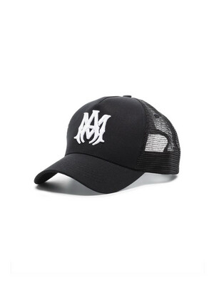 Amiri MA Trucker Hat in Black