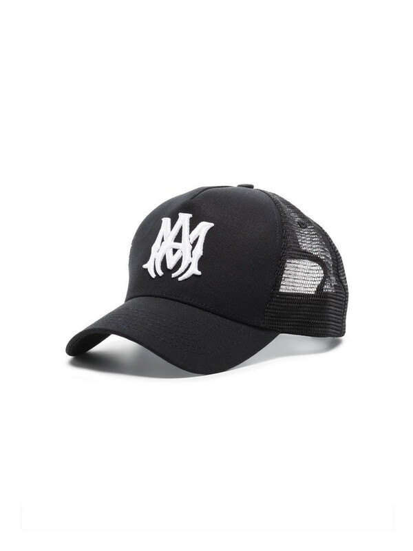 Amiri MA Trucker Hat in Black