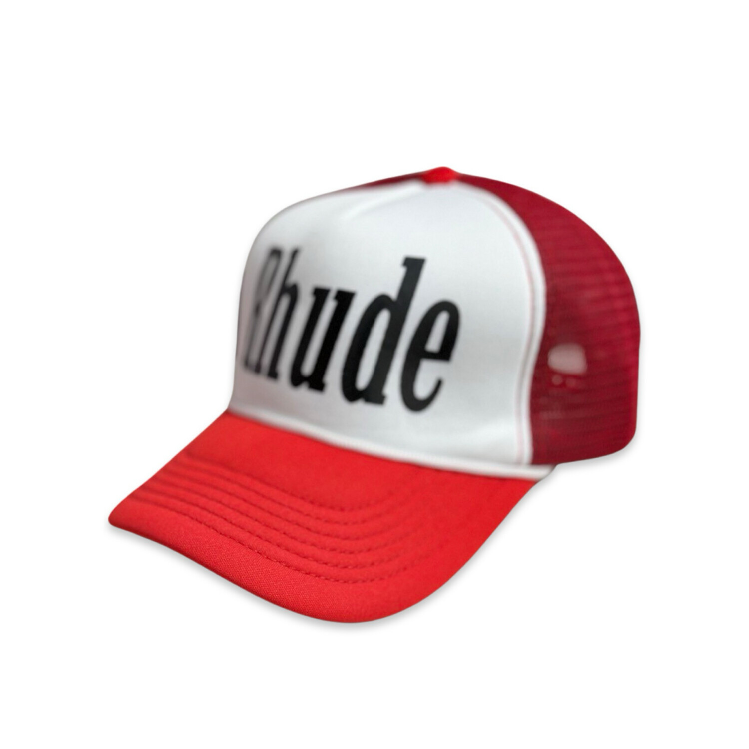 Rhude trucker hat In Red &amp; White