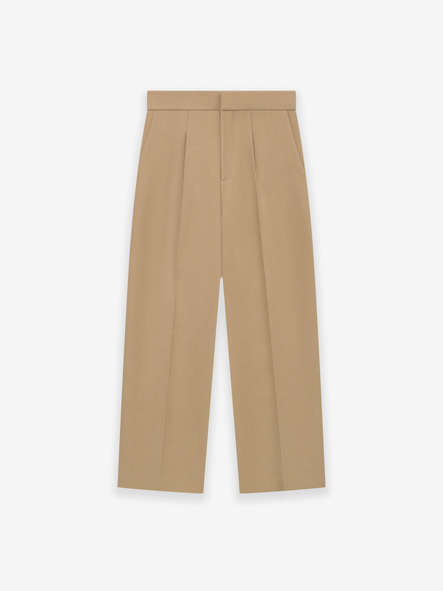 FOG Wool Gabardine Tapered Trouser