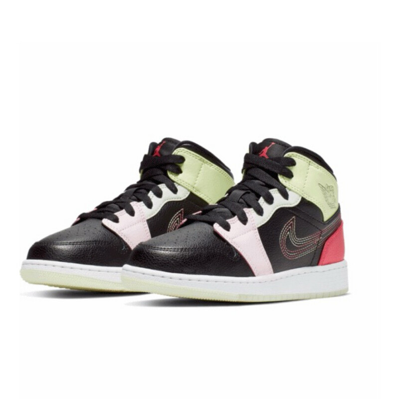 Air Jordan 1 Mid SE (GS) "Black Glow" kids Air Jordan 1 Mid SE (GS) "Black Glow" kids
