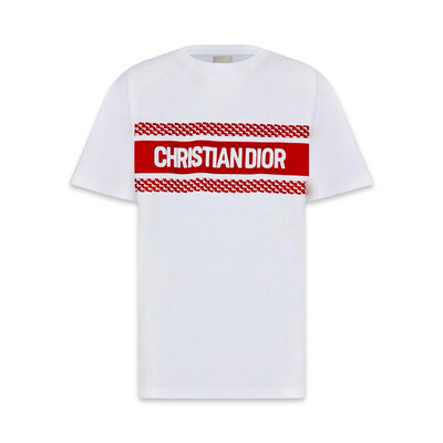 Christian Dior T-shirt
White and red cotton jersey