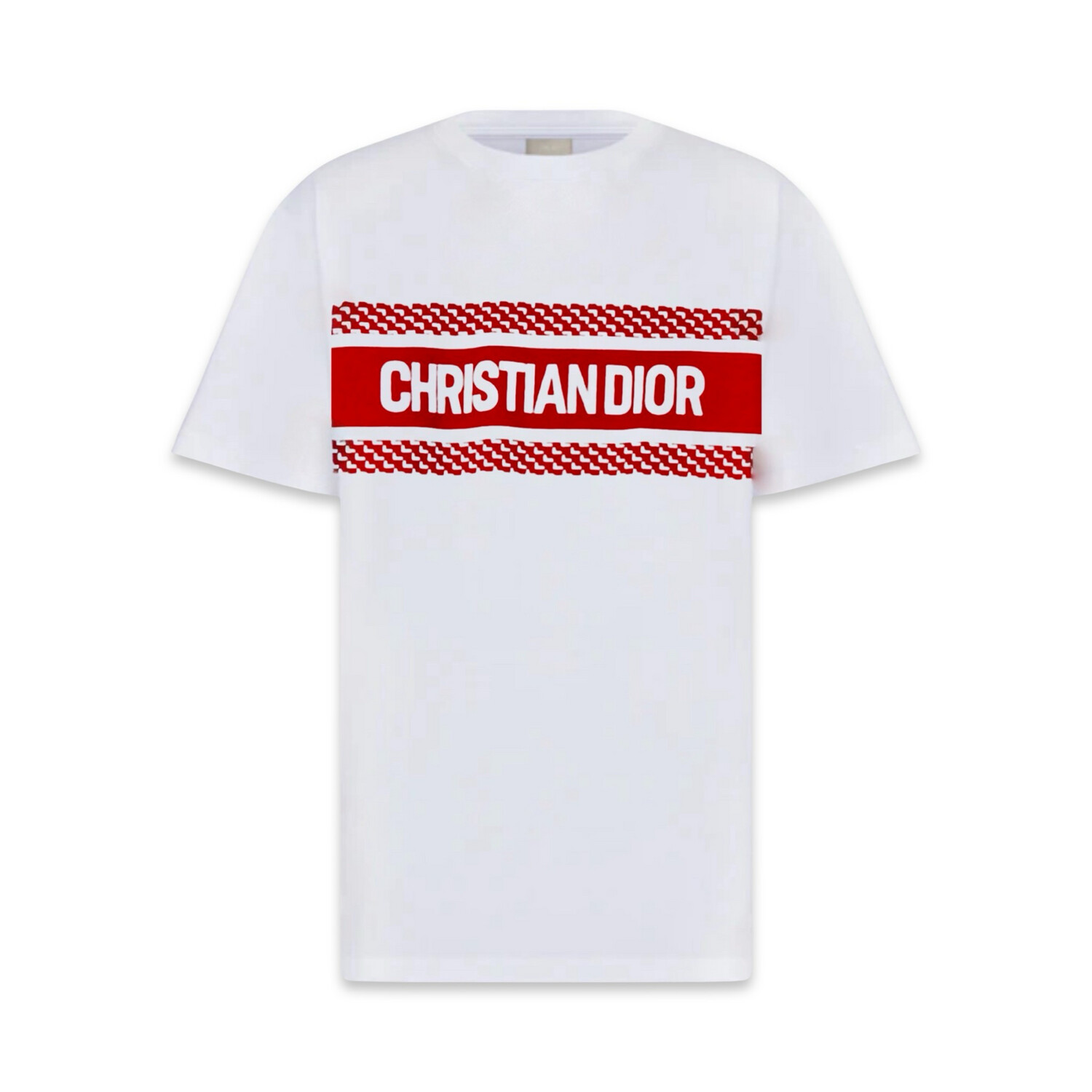 Christian Dior T-shirt
White and red cotton jersey