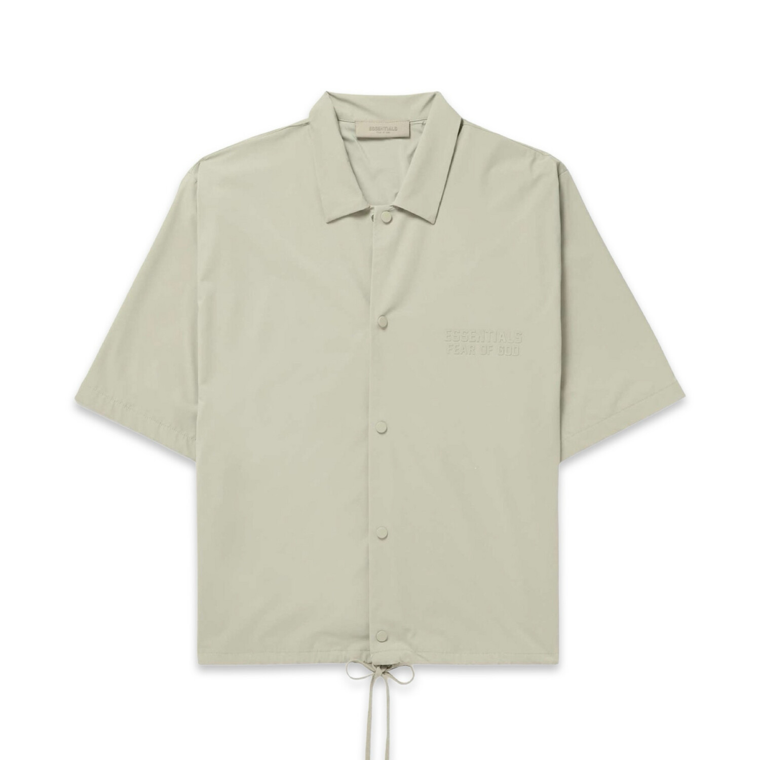 FOG ESSENTIALS Logo-Appliquéd Stretch-Nylon Shirt Gray