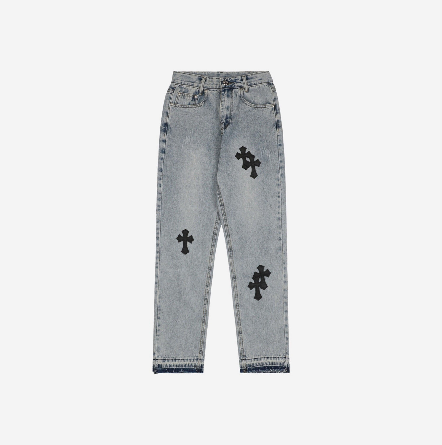 Chrome Hearts Appliqué Denim Jeans