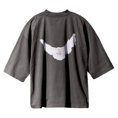 Yeezy Gap Engineered by Balenciaga Dove 3/4 Sleeve Tee &#39;Grey&#39;