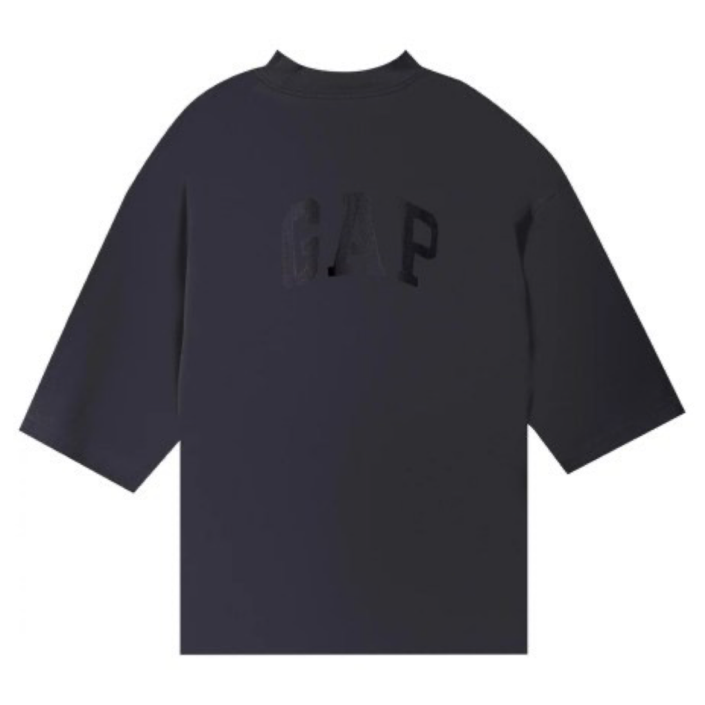 Yeezy Gap Engineered by Balenciaga Dove 3/4 Sleeve Tee &#39;Black&#39;