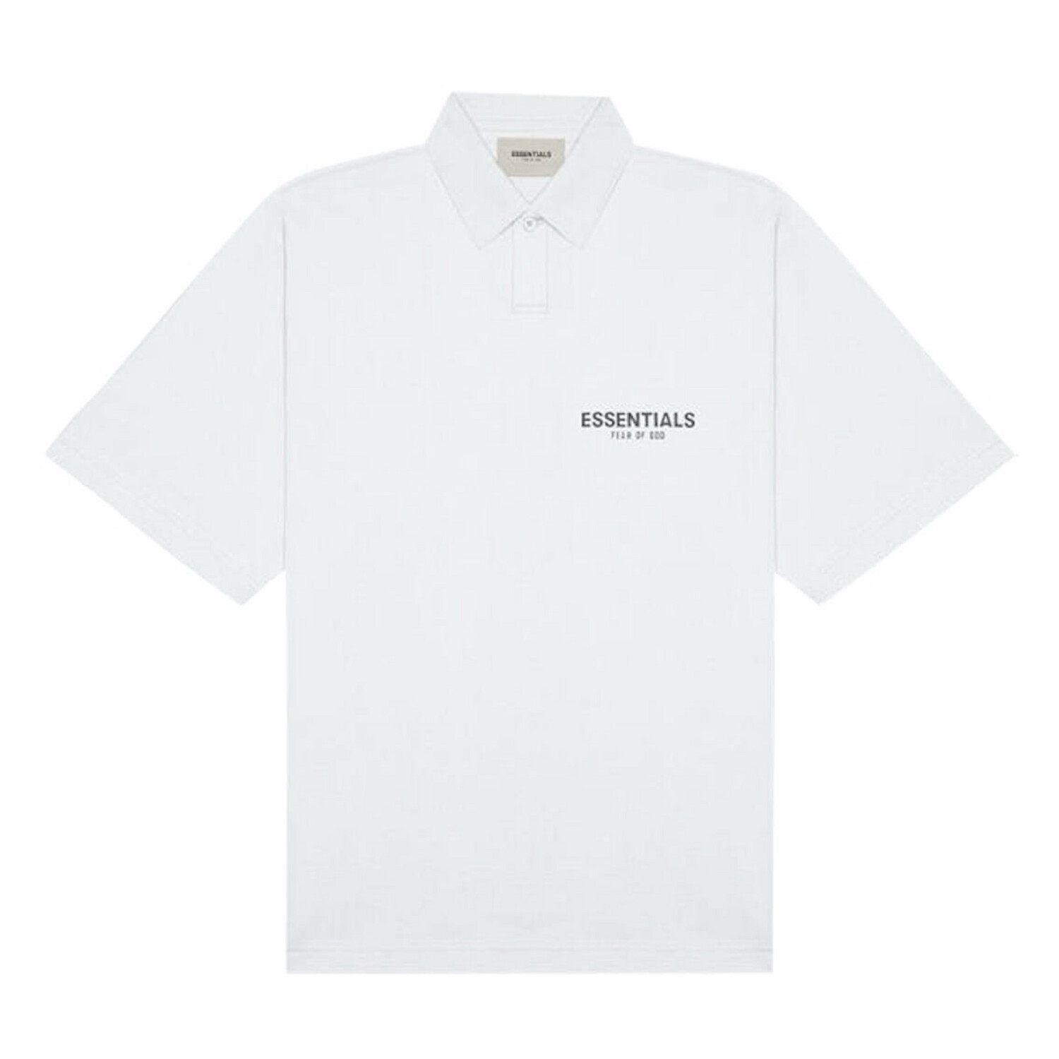 FOG Essentials White Polo Shirt