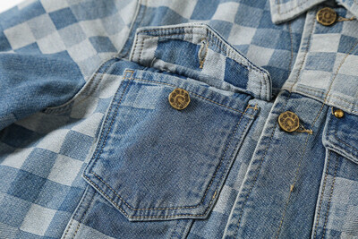 LOUIS VUITTON Damier Classic Denim Jacket