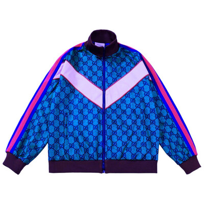 Gucci
GG Web-stripe track jacket blue