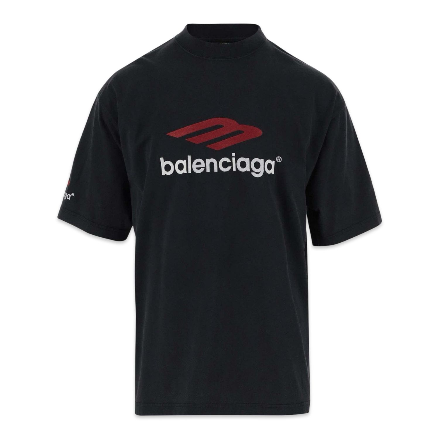 Balenciaga 3B SPORTS ICON Black T-SHIRT