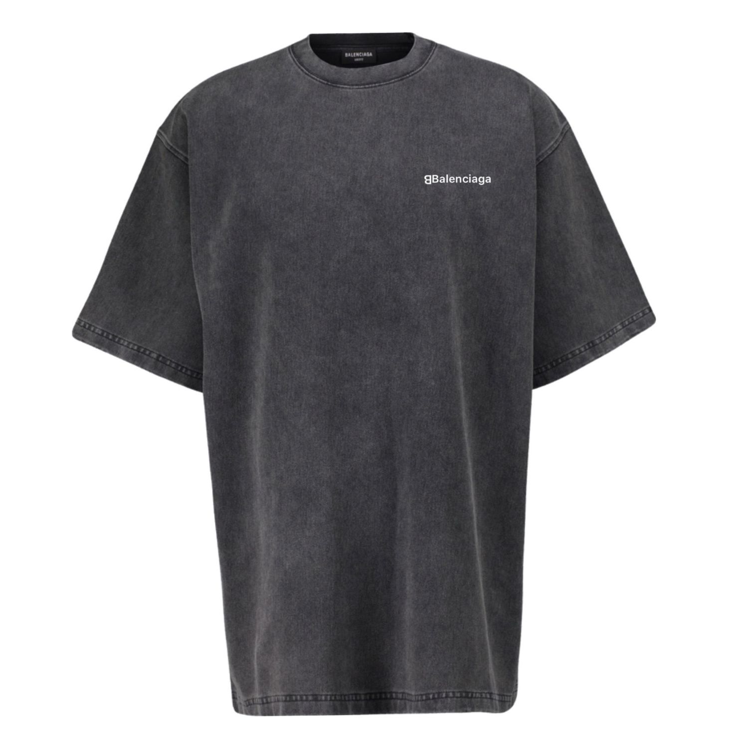 Balenciaga LOGO MEDIUM FIT T-SHIRT IN BLACK