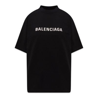 BALENCIAGA
MEN&#39;S LOGO T-SHIRT MEDIUM Oversize IN BLACK