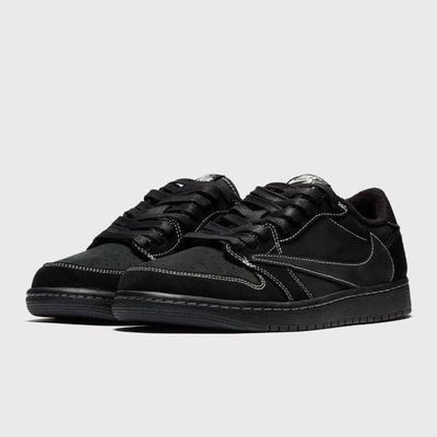 Travis Scott x Air Jordan 1 Low Retro Black Phantom 